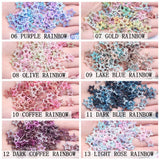 Resin Rhinestones Star Rainbow 11mm Flatback DIY Crafts Jewelry Making