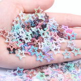 Resin Rhinestones Star Rainbow 11mm Flatback DIY Crafts Jewelry Making