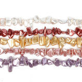 Irregular Freshwater Shell Pearl Beads for Jewelry Making DIY Bracelet 15''