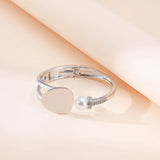 Metal Geometry Cuff Bangles Statement Jewelry