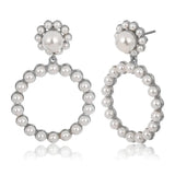 Pearl Drop Earrings Oorbellen Earrings Gift Big Pendant Boucles D'Oreille