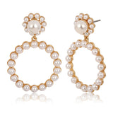 Pearl Drop Earrings Oorbellen Earrings Gift Big Pendant Boucles D'Oreille