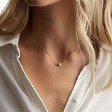 Invisible Thin Line Choker Necklace Women Jewelry