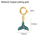 Heart Clouds Zircon Pendant Necklace DIY Charms