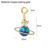 Heart Clouds Zircon Pendant Necklace DIY Charms