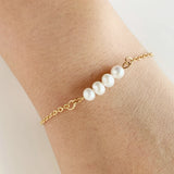 Pearls Bracelet Women Short Chain Hand Jewelry