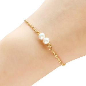 Pearls Bracelet Women Short Chain Hand Jewelry