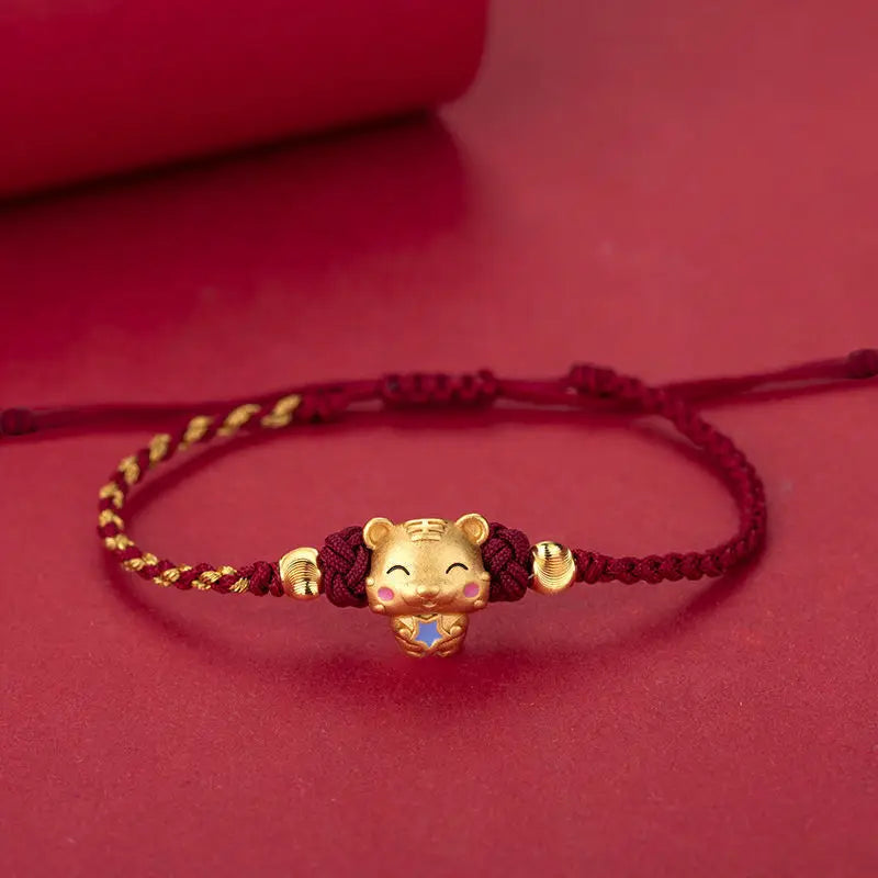 Pure 999 Red Rope Zodiac Bracelet
