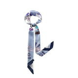 Silk Temperament Tied Hair Streamer Wild Small Scarf Tied Bag