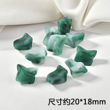 Resin Spray Skin Smudge Straight Hole Earrings Material