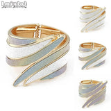 Imixlot Colorful Arm Cuff Bracelets Punk Rock Bangles for Women