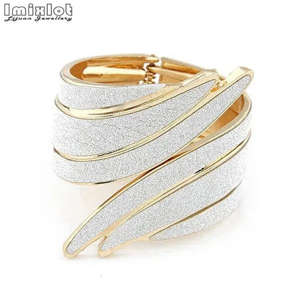 Imixlot Colorful Arm Cuff Bracelets Punk Rock Bangles for Women