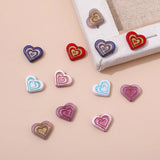 Czech Glass Peach Heart Bead DIY Jewelry Materials