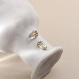 Czech Colored Glaze Tulip Foil Magic Flower DIY Hairpin Earrings 10pcs