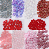 Czech Ryukyu Glass 8mm Plum Flower Vintage Glass Flower DIY Hairpin