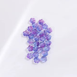 Czech Ryukyu Glass 8mm Plum Flower Vintage Glass Flower DIY Hairpin