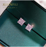 High Carbon Yellow Diamond Celebrity Earrings