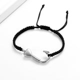 Imrsanl Fish Hook Cremation Bracelet for Ashes Stainless Steel