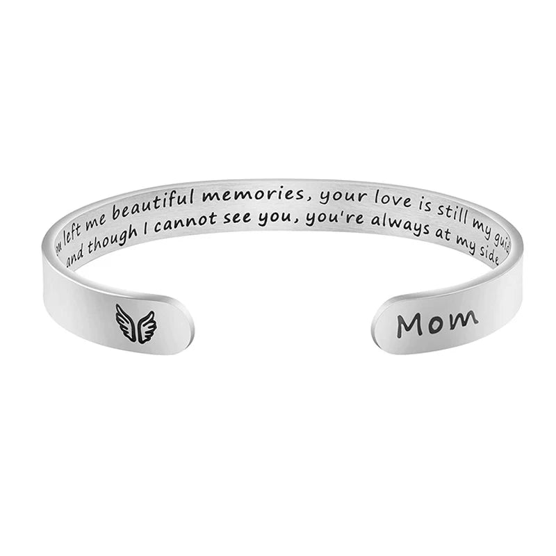 Loss of Mom Memorial Bracelet - In Memory Of Sympathy Jewelry