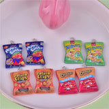 Potato Chips Resin Charms Snacks DIY Craft Earring Key Chains Jewelry Dollhouse