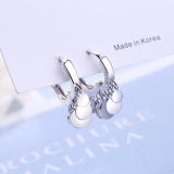 925 Sterling Silver Tassel Earrings S-E893
