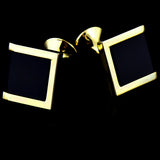 InBev Agate Trapezoidal Cufflinks for Men