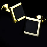 InBev Agate Trapezoidal Cufflinks for Men