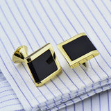 InBev Agate Trapezoidal Cufflinks for Men