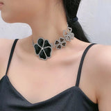 InLove Flower Choker Necklace for Women Sexy Personality Sense Party Gift