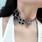 InLove Flower Choker Necklace for Women Sexy Personality Sense Party Gift
