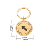 Daddy Love Personalized Keychain Gift