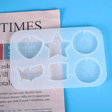 Independence Pendant Silicone Mold Shield Star Hat Epoxy Resin Mould