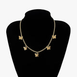 Gothic Metal Hollow Heart Necklace for Women