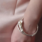 Charm Bracelet with Chinese Pearl and Silver Jewelry