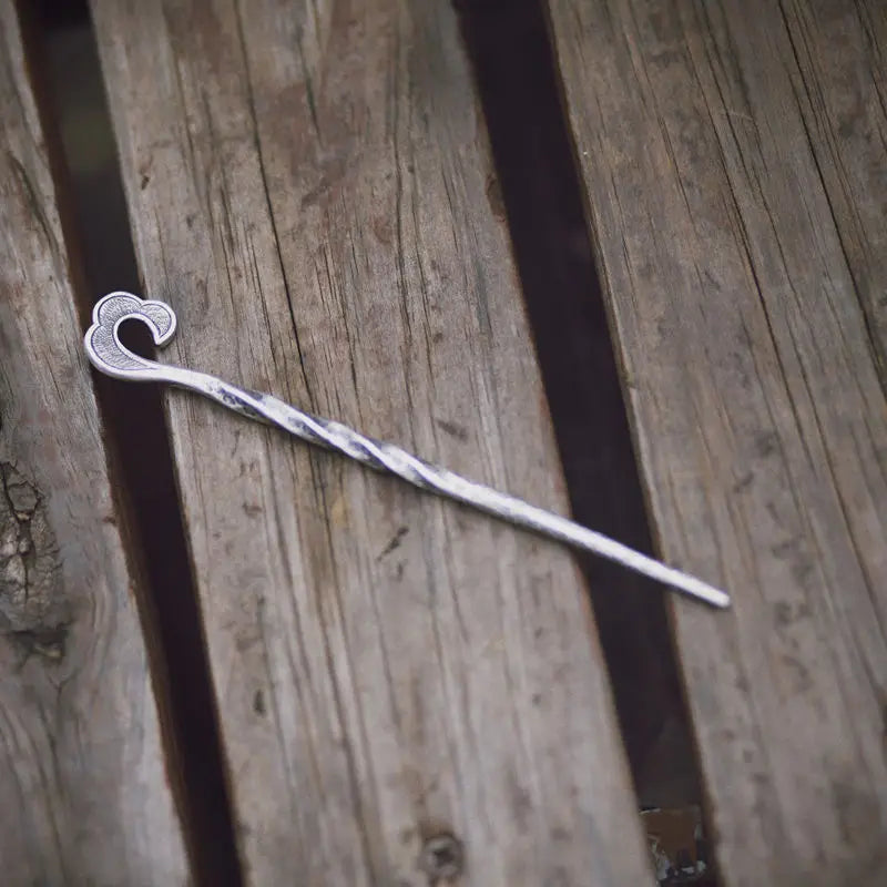 Retro Ladies Hairpin Silver Jewelry
