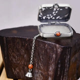 Retro Temperament Hetian Jade Silver Pendant in Independent Sachet Box Necklace