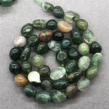 8*10mm Agate Bead Natural Loose Stone Semi Precious Irregular