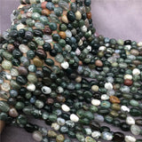 8*10mm Agate Bead Natural Loose Stone Semi Precious Irregular