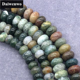 Natural Agate Spacer Bead 4*6.5 4*8mm DIY Bracelet Accessories
