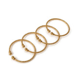 Openable Brass Bangle Bracelet Set Africa Jewelry Gift