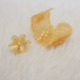 Indian African Flower Bangles With Ring Nigerian Wedding Bracelet