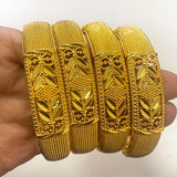 24k Plated Indian Bangle Dubai Women Bracelets