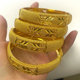 24k Plated Indian Bangle Dubai Women Bracelets