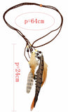 Bohemian Feather Rope Headband Hippie Headdress Hair Accessories