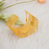 Indian Dubai Hollow Out Bangle Set with Ring for African Bride Wedding Party