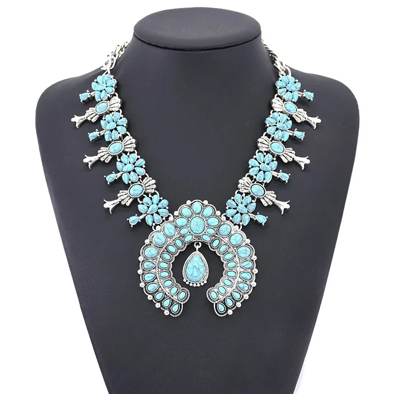 Indian Ethnic Statement Big Choker Necklace Women Boho Maxi Chunky Vintage