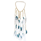 Indian Long Tassel Feather Headbands for Women Boho Hippie Headpiece