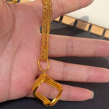 Indian Plated Jewellery Ethiopian Geometric Earring Dubai Vintage Necklace Earri