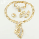 Indian Jewelry Set Crystal Necklace Earrings Bridal Sets Wedding