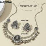 Indian Jhumka Earrings Necklaces Jewelry Sets for Women